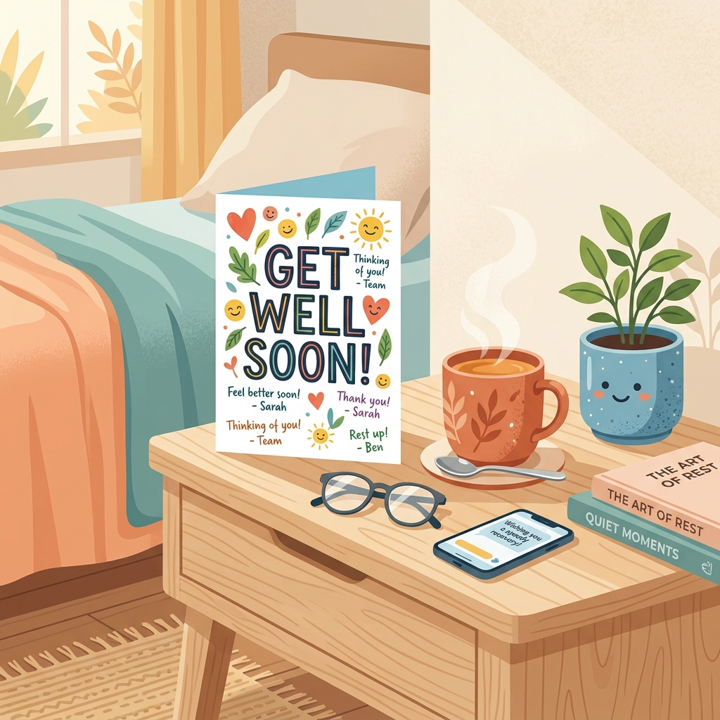 Get Well Soon Messages for Coworkers: Professional & Heartfelt Ideas