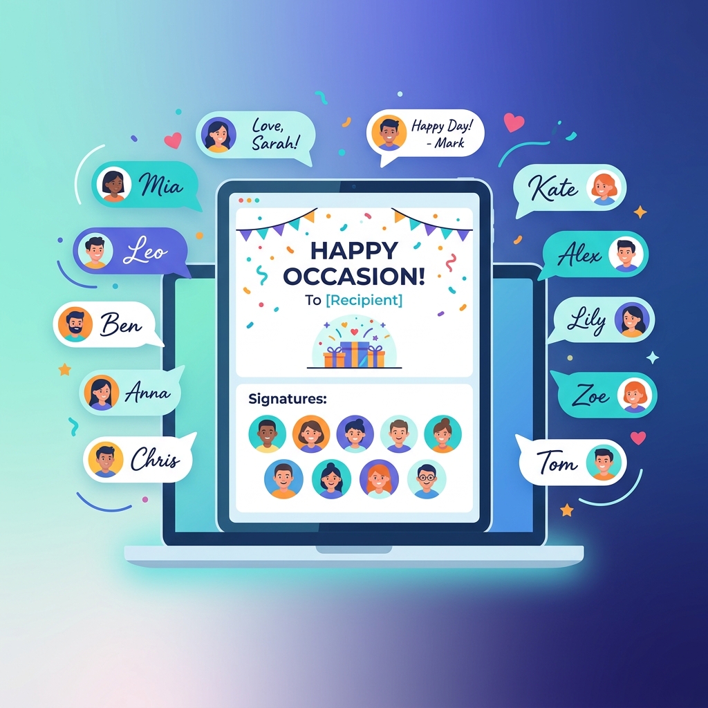 How to Create a Group eCard with Multiple Signatures (Step-by-Step for 2026)